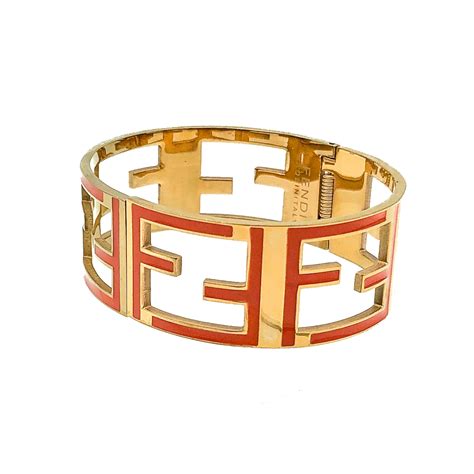 vintage fendi bracelet|More.